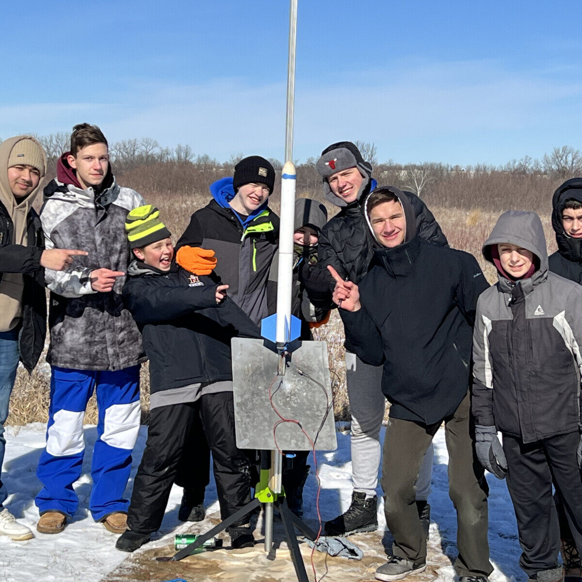 Team with ROcket 2-7-26 Launch